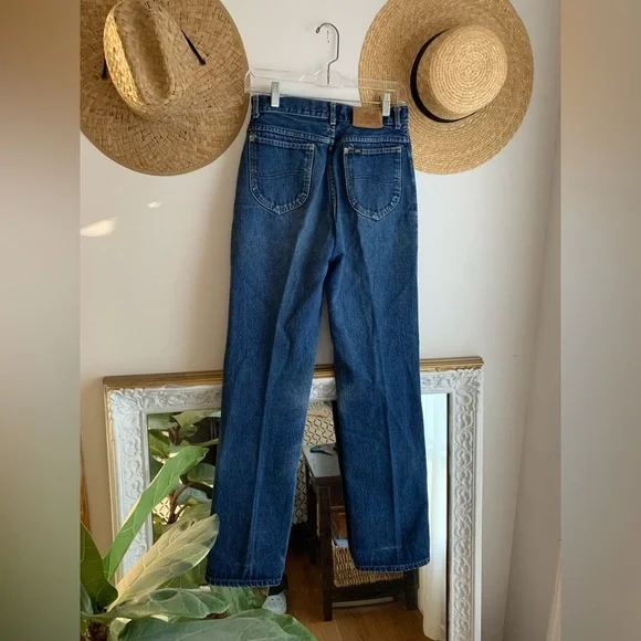 True Vintage LEE Riders 1970’s 100% cotton denim jeans - Picture 4 of 11